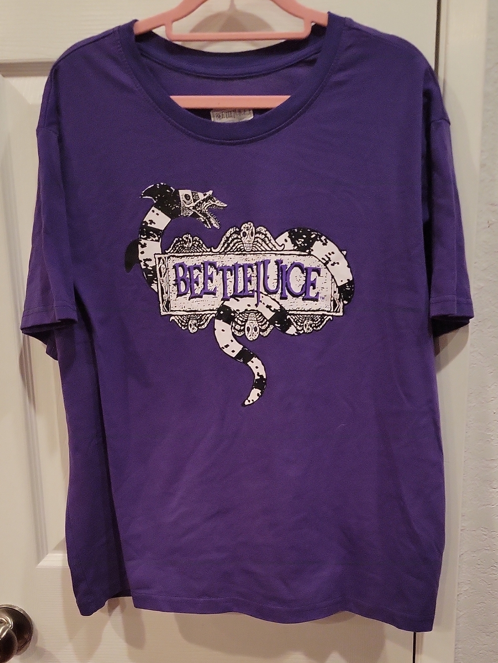 Beetlejuice Graphic Tee - Purple
